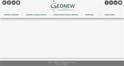 Desktop Screenshot of geonew.com.br